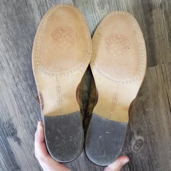 Vince Camuto Perforated Heeled Ankle Boots - Picture 7 of 8